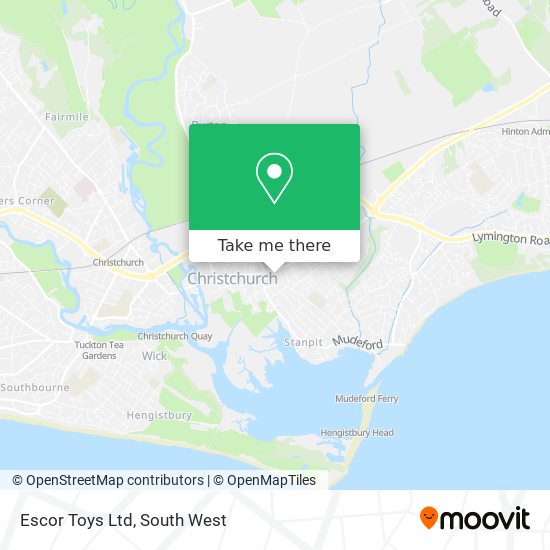 Escor Toys Ltd map
