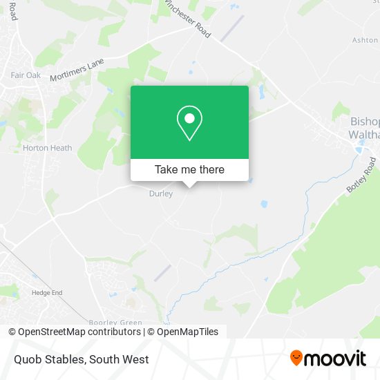 Quob Stables map
