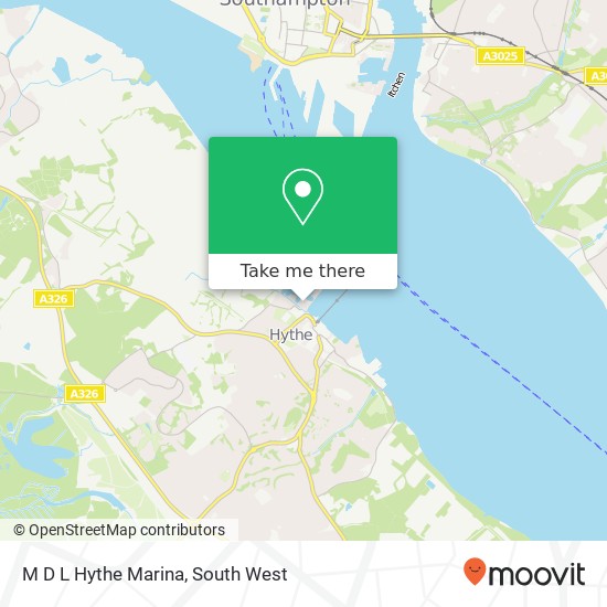 M D L Hythe Marina map