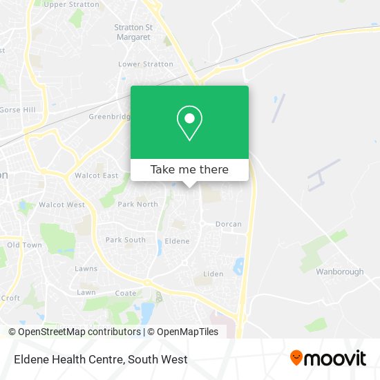 Eldene Health Centre map
