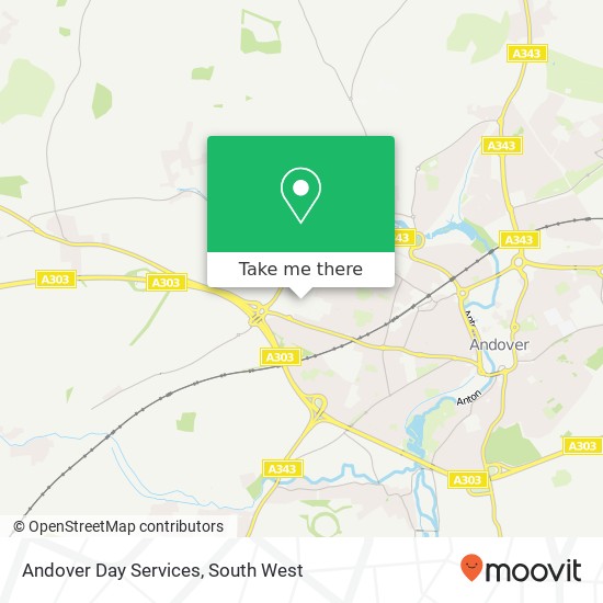 Andover Day Services map