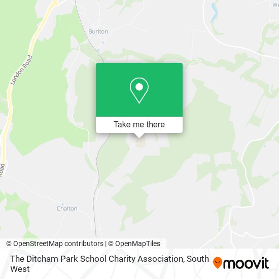 The Ditcham Park School Charity Association map