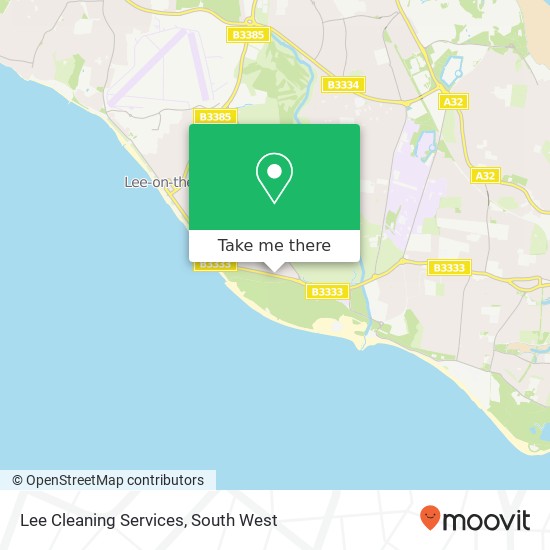 Lee Cleaning Services map