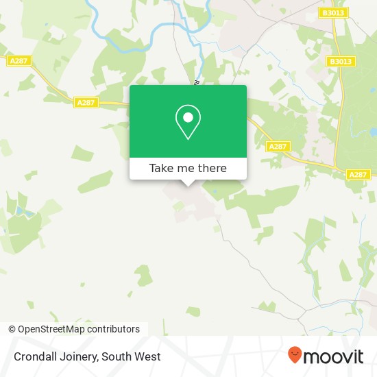 Crondall Joinery map