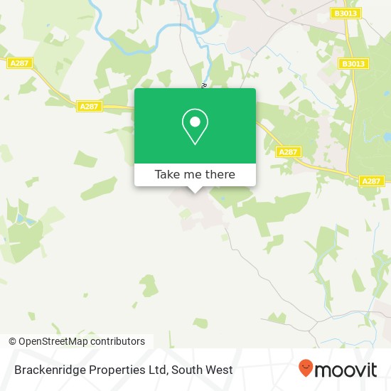 Brackenridge Properties Ltd map