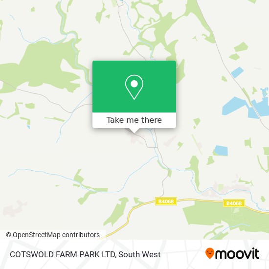 COTSWOLD FARM PARK LTD map
