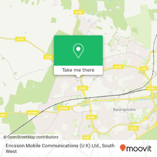 Ericsson Mobile Communications (U K) Ltd. map