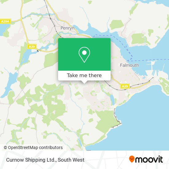 Curnow Shipping Ltd. map