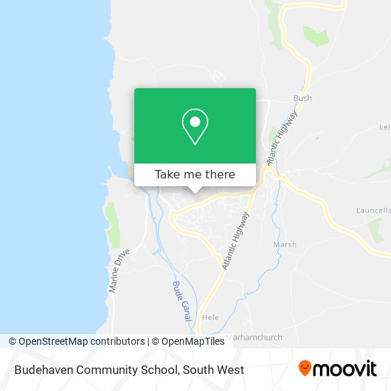 Budehaven Community School map