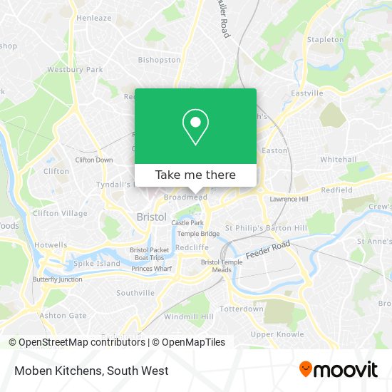 Moben Kitchens map
