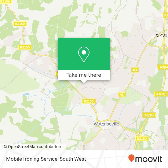 Mobile Ironing Service map