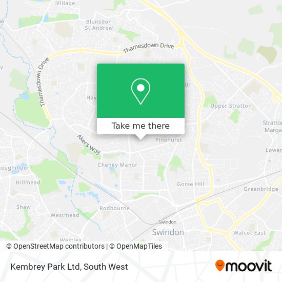 Kembrey Park Ltd map