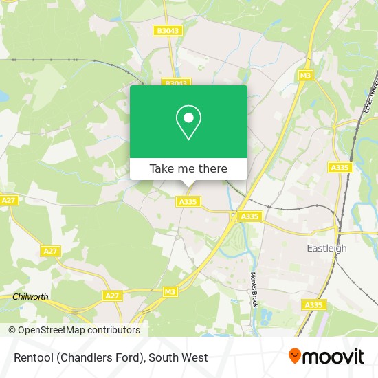 Rentool (Chandlers Ford) map