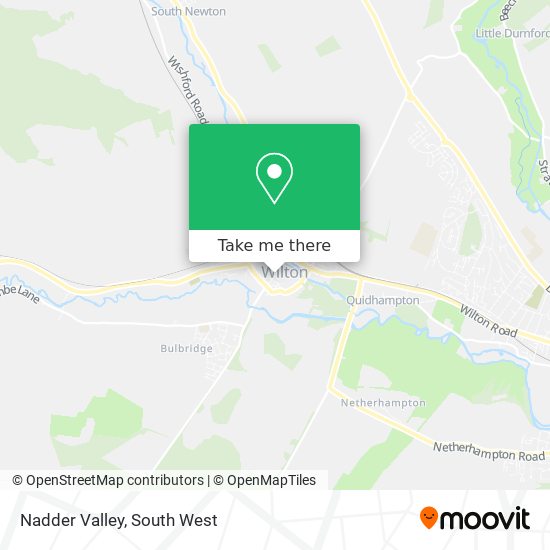 Nadder Valley map