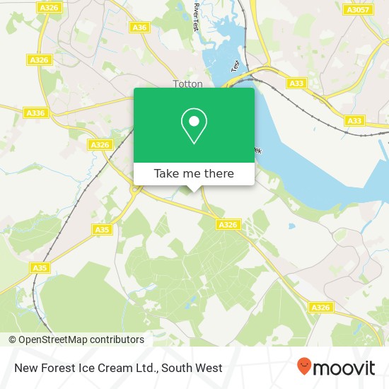 New Forest Ice Cream Ltd. map