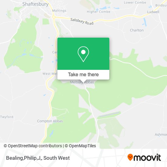 Bealing,Philip,J, map