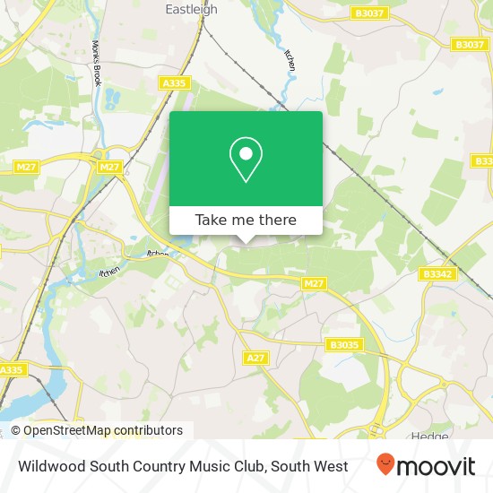 Wildwood South Country Music Club map