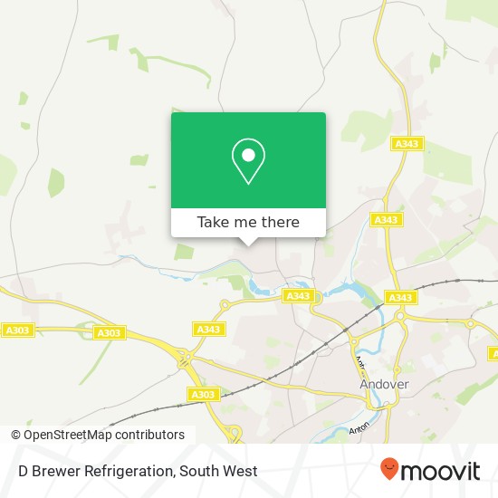 D Brewer Refrigeration map