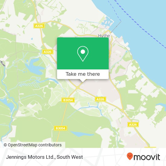 Jennings Motors Ltd. map