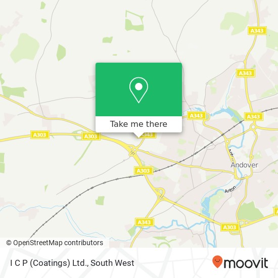 I C P (Coatings) Ltd. map