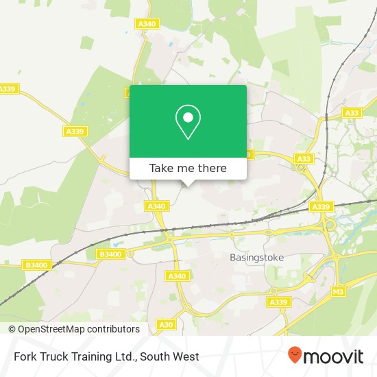 Fork Truck Training Ltd. map