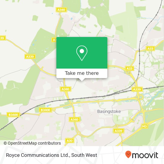 Royce Communications Ltd. map