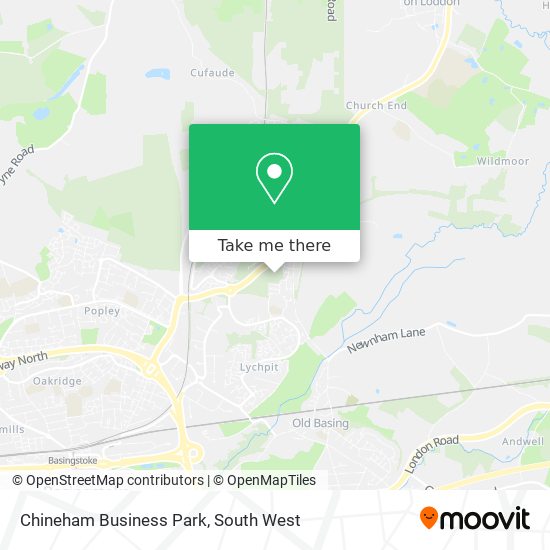 Chineham Business Park map