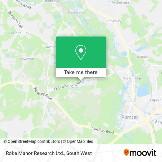 Roke Manor Research Ltd. map