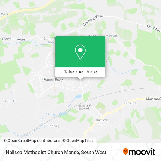 Nailsea Methodist Church Manse map