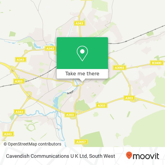 Cavendish Communications U K Ltd map