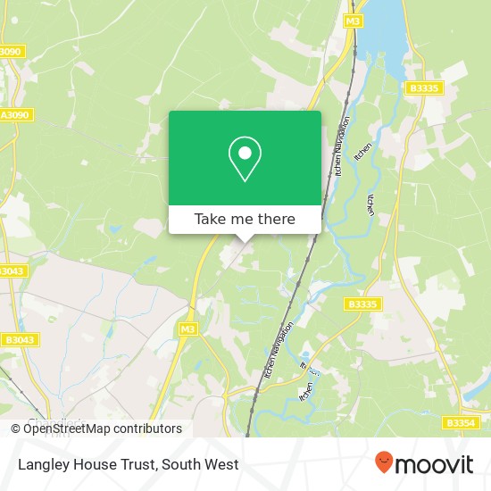 Langley House Trust map