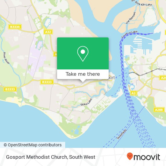 Gosport Methodist Church map