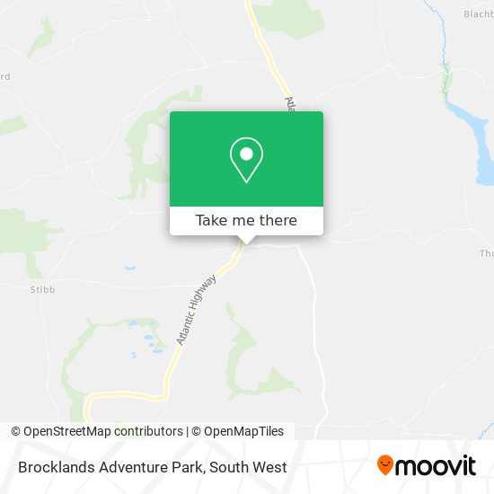 Brocklands Adventure Park map