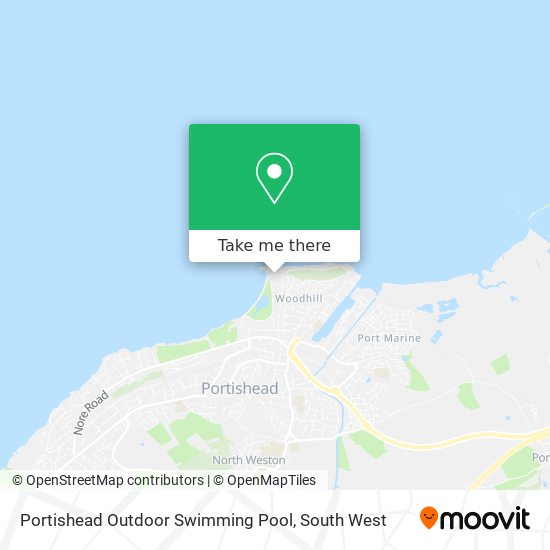 Portishead Outdoor Swimming Pool map