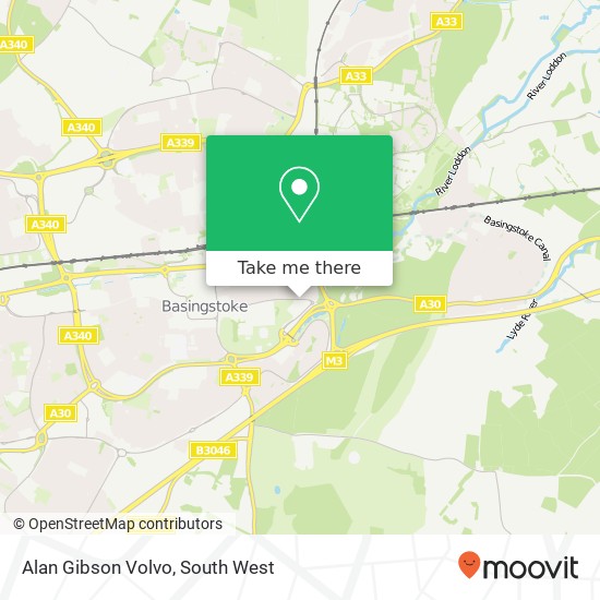 Alan Gibson Volvo map