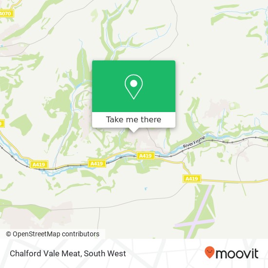 Chalford Vale Meat map