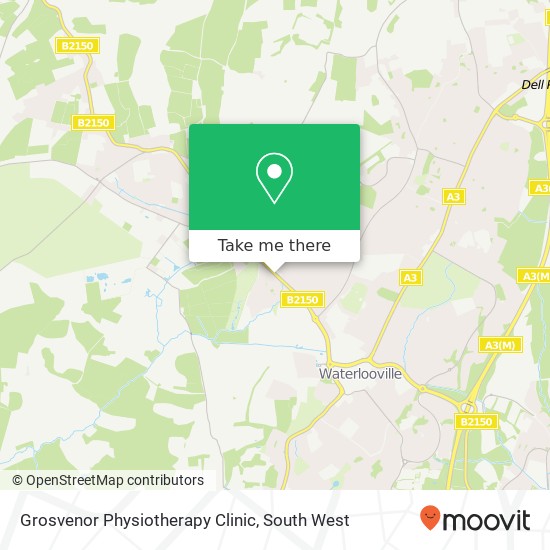 Grosvenor Physiotherapy Clinic map