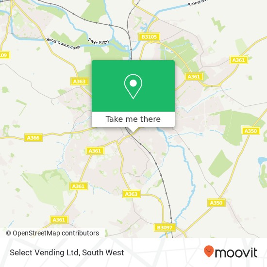 Select Vending Ltd map