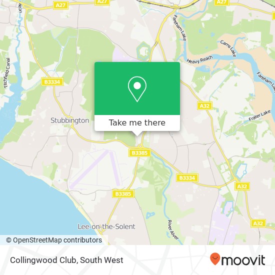 Collingwood Club map
