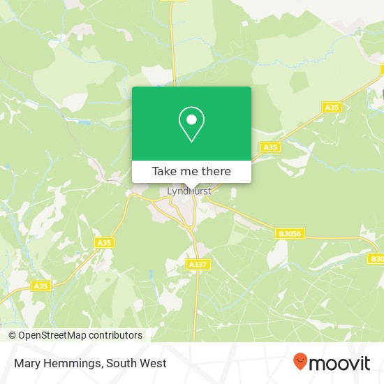 Mary Hemmings map