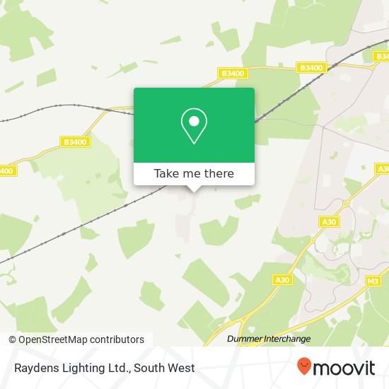 Raydens Lighting Ltd. map