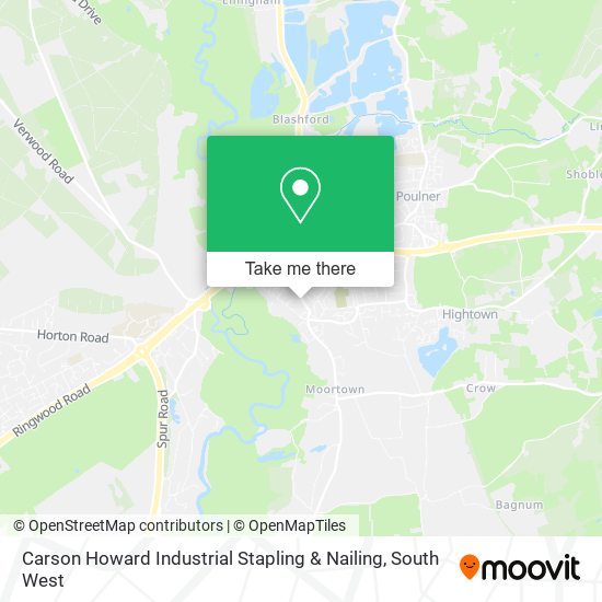 Carson Howard Industrial Stapling & Nailing map