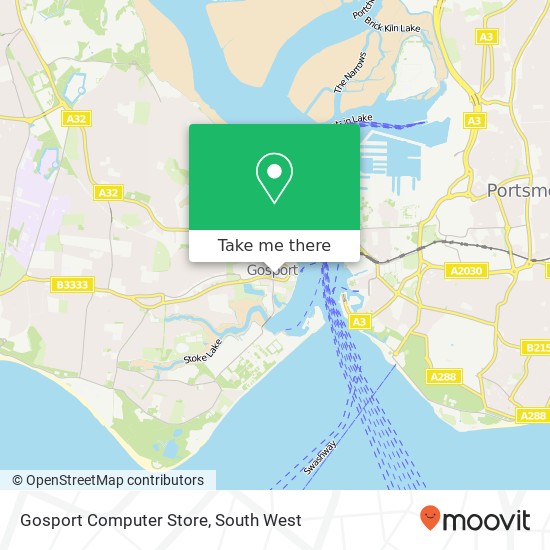 Gosport Computer Store map