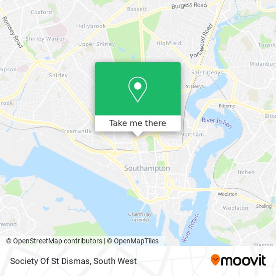 Society Of St Dismas map