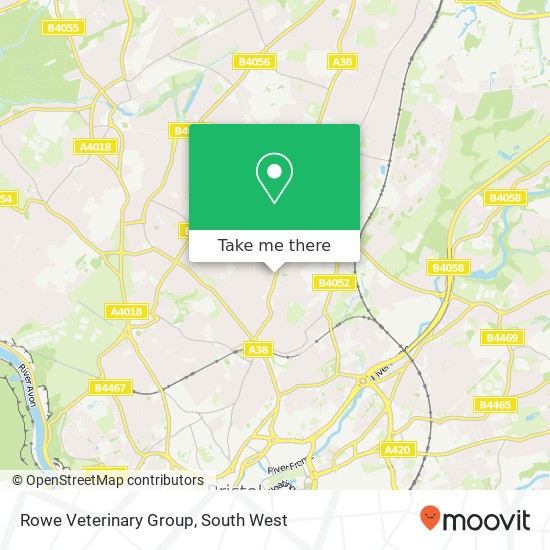 Rowe Veterinary Group map