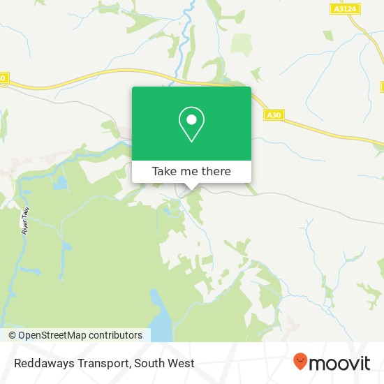 Reddaways Transport map