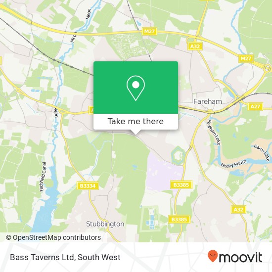 Bass Taverns Ltd map