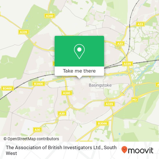 The Association of British Investigators Ltd. map