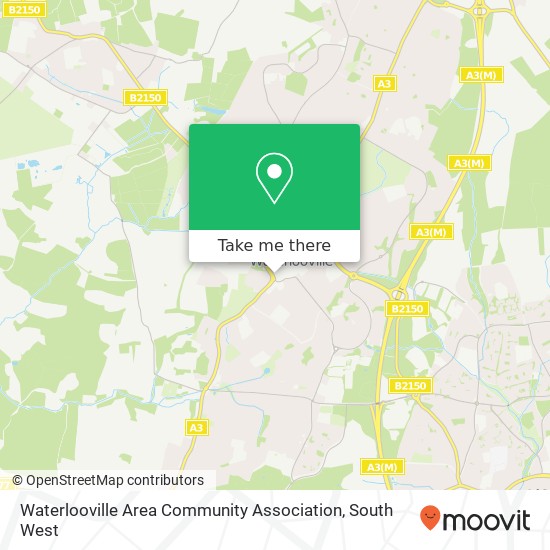 Waterlooville Area Community Association map