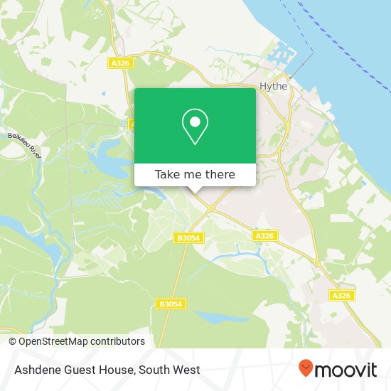 Ashdene Guest House map